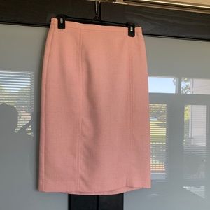 Light pink pencil skirt